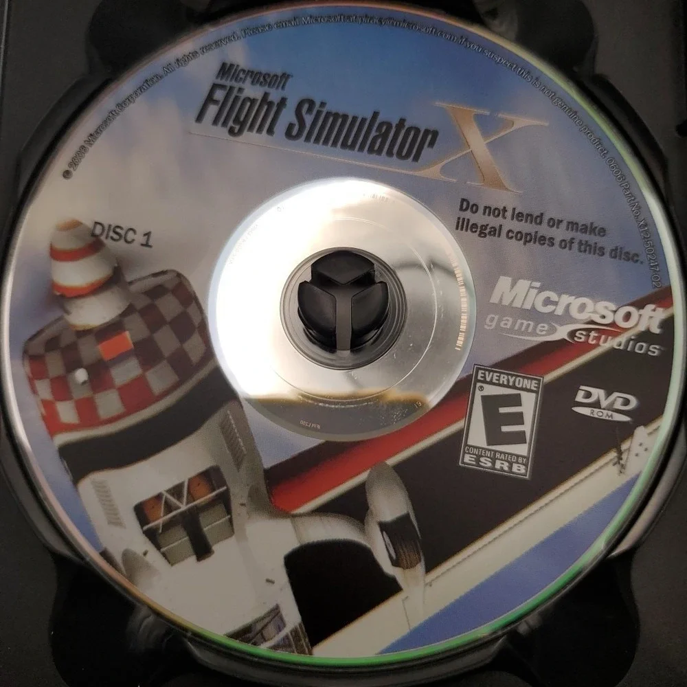 Microsoft Flight Simulator X (PC/DVD/2006) w/Product Key And Both Discs